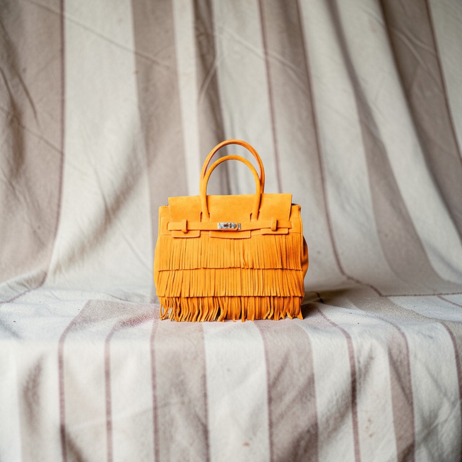 Sunset Fringe Tote